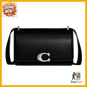 Luxe Leather Crossbody Bag Elegant Minimal Chic Travel Adjustable Strap